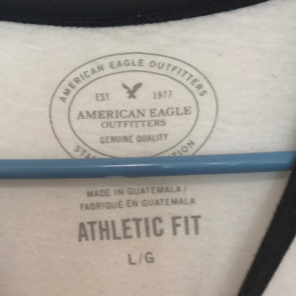 American Eagle Mens baseball style T-shirt Large - Picture 4 of 4